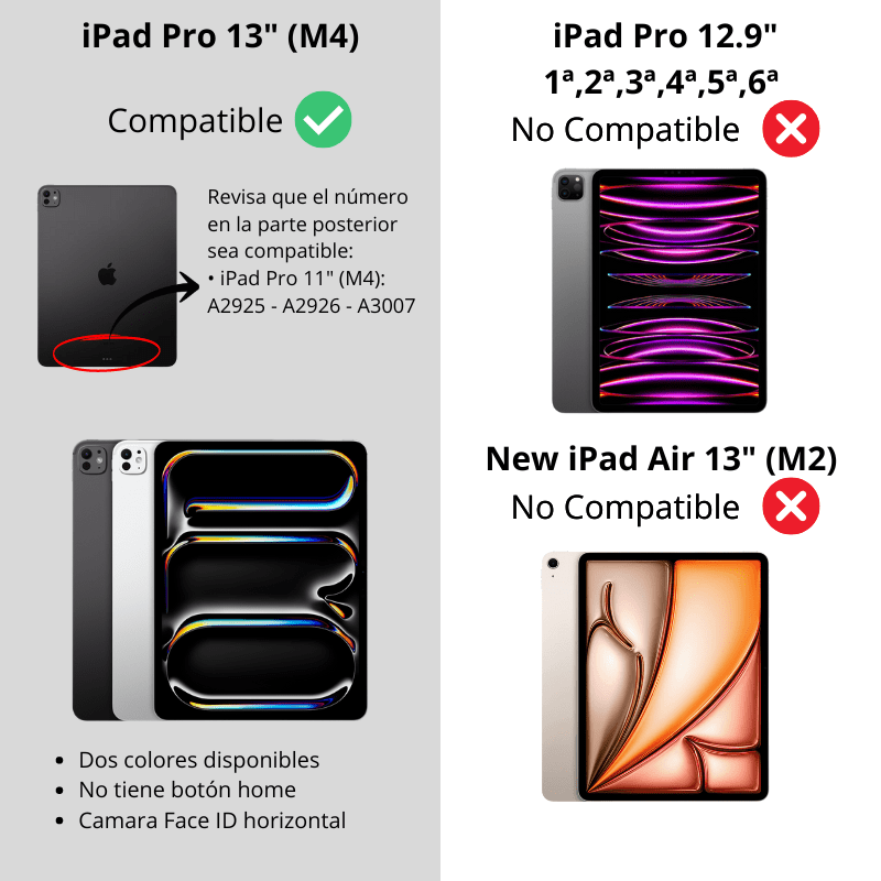 Funda iPad Pro 13 Pulgadas 2024 (M4)