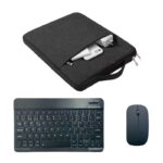 Kit Estuche 11" Microfibra + Mouse Bluetooth + Teclado Bluetooth