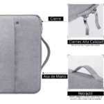 Funda Estuche Para Notebook 15 y 16 Pulgadas De Microfibra y Repelente Al Agua - Imagen 8
