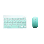Kit Mouse y Teclado Inalámbrico Conexión Bluetooth Recargables - Verde