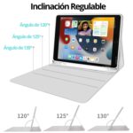 Funda Con Teclado iPad 7 y 8 Generación (10.2") Con Ranura Lápiz - Imagen 7