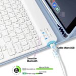 Funda Teclado iPad Air 3 Generación (10.5") 2019 Con Ranura Lápiz - Imagen 21