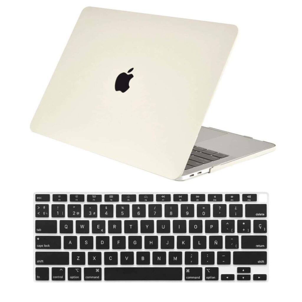 Kit MacBook Case Diseño Mate + Protector Teclado Regalo