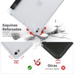 Funda Para iPad 11 Generación (11") Traslúcida Atrás y Ranura Lápiz - Imagen 5