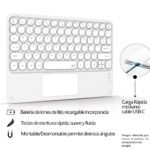 Funda Con Teclado Touchpad Para iPad Con Ranura Lápiz - Imagen 5