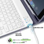 Funda Teclado iPad Air 3 Generación (10.5") 2019 Con Ranura Lápiz - Imagen 20