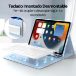 Funda Teclado iPad Mini 7° Gen. Ranura Lápiz Carga Magnética - Imagen 18