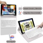 Funda Con Teclado iPad 7 y 8 Generación (10.2") Con Ranura Lápiz - Imagen 4