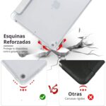 Funda iPad 5 y 6 Generación 9.7″ Ranura Lápiz Y Parte Trasera Traslúcida - Imagen 29