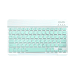 Teclado Inalámbrico Bluetooth Verde Recargable En Español