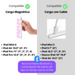 Lápiz iPad Stylus Pen Carga Dual Y Estado de Batería - Imagen 6