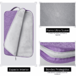 Funda Estuche Para Notebook 13 Pulgadas De Microfibra y Repelente Al Agua - Imagen 7