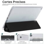 Funda iPad 5 y 6 Generación 9.7″ Ranura Lápiz Y Parte Trasera Traslúcida - Imagen 21