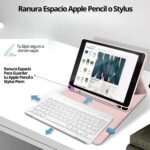 Funda Teclado iPad 5 y 6 Generación (9.7) Con Ranura Lápiz - Imagen 9
