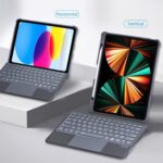 Funda Keyboard Touchpad Para iPad 10.2 7/8/9 Retroiluminado - Imagen 4