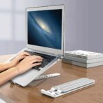 Soporte Con Base Plegable Para iPad y Notebook - Imagen 8