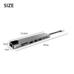 Adaptador Hub Usb-C 8 En 1 - Imagen 2