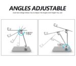 Soporte Aluminio Plegable Para iPad y Tablet - Imagen 3