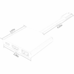 Adaptador Hub Usb-C 3 En 1 HDMI, Usb, Usb-c - Imagen 3