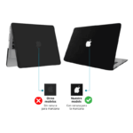 Case MacBook Color Negro Mate - Imagen 2