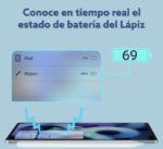 Lápiz iPad Stylus Pen Colores Carga Dual Y Estado de Batería - Imagen 3