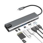 Adaptador Hub Usb-C 8 En 1