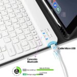 Funda Teclado iPad Air 3 Generación (10.5") 2019 Con Ranura Lápiz - Imagen 19