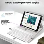 Funda Con Teclado iPad 7 y 8 Generación (10.2") Con Ranura Lápiz - Imagen 3