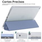 Funda iPad 5 y 6 Generación 9.7″ Ranura Lápiz Y Parte Trasera Traslúcida - Imagen 22