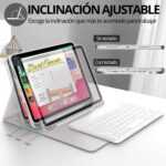 Funda Teclado iPad Mini 7° Gen. Ranura Lápiz Carga Magnética - Imagen 8