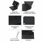 ¡Magic Keyboard Para iPad Con TrackPad Teclado Español Retroiluminado! - Imagen 7