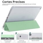 Funda iPad 9 Generación 10.2 Con Ranura Lápiz Y Parte Trasera Traslúcida - Imagen 19