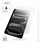 Kit Stylus Pen y Mica De Vidrio Con Acabado Sensación Papel Port.