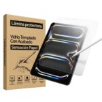 Mica De Vidrio Templado Con Acabado Sensación Papel